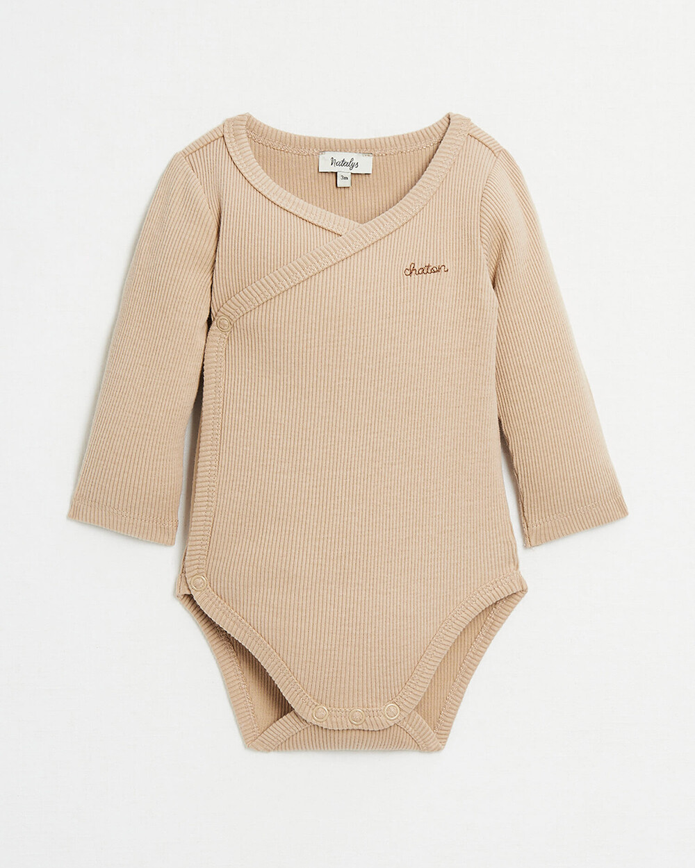 Body croisé brodé Chaton" Natalys" (Natalys) - Couverture