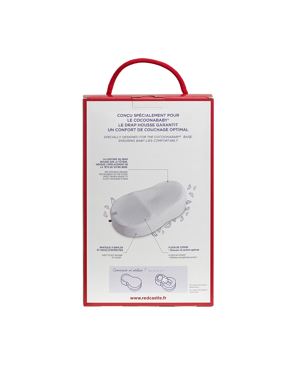 Drap housse Cocoonababy Red Castle (Red Castle) - Image 3