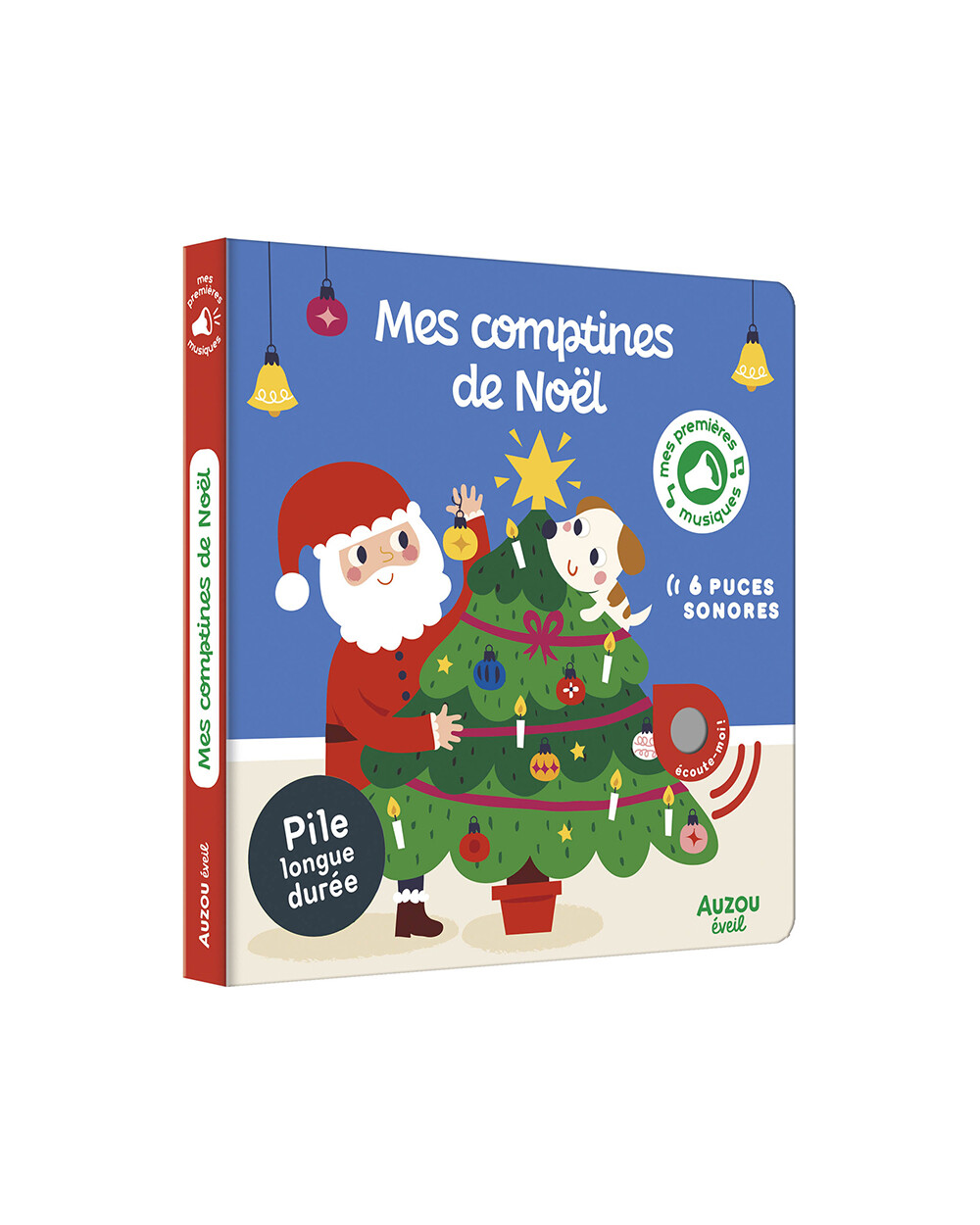 Mes premiers sonores comptines de Noël Auzou (Auzou) - Couverture