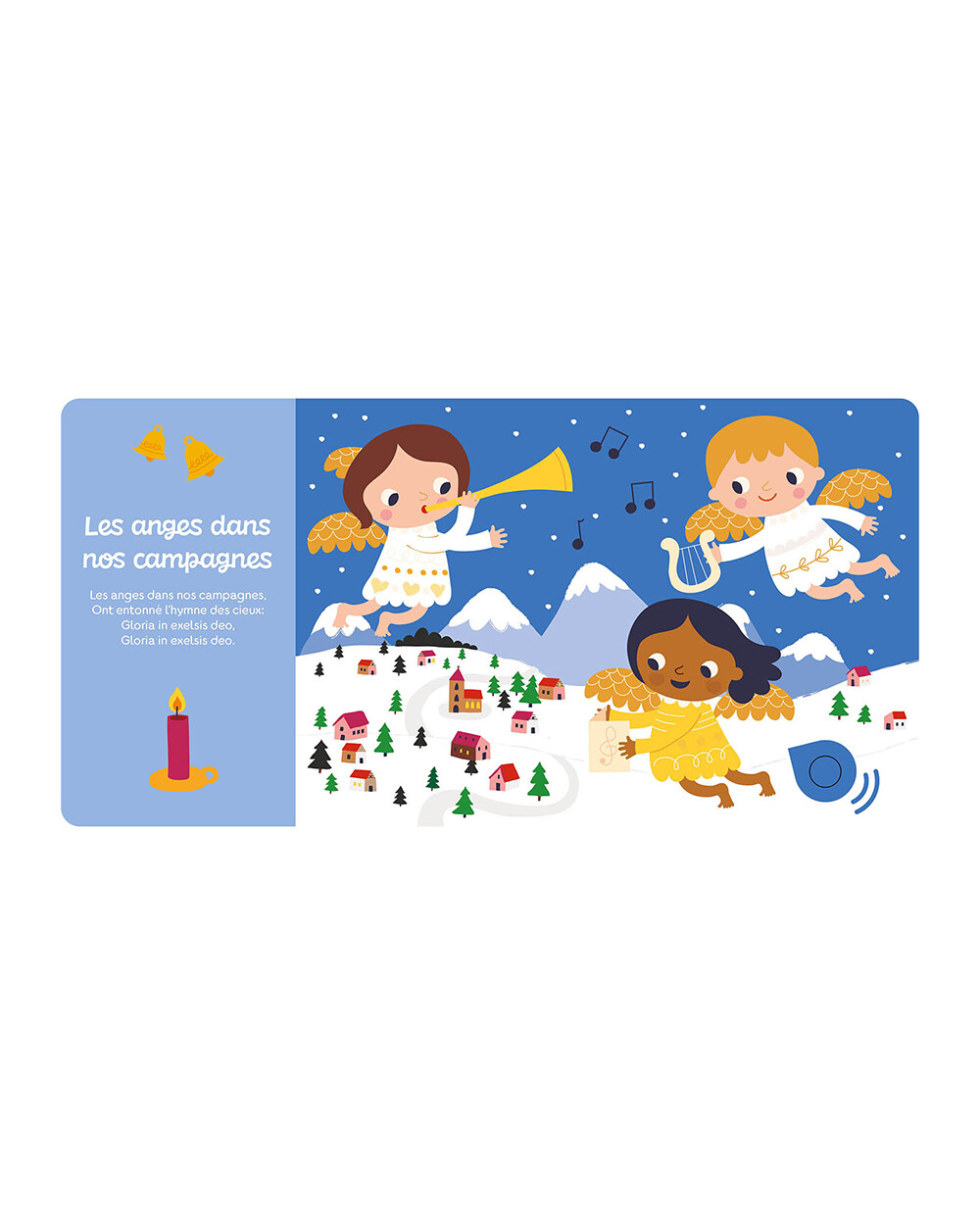 Mes premiers sonores comptines de Noël Auzou (Auzou) - Image 1