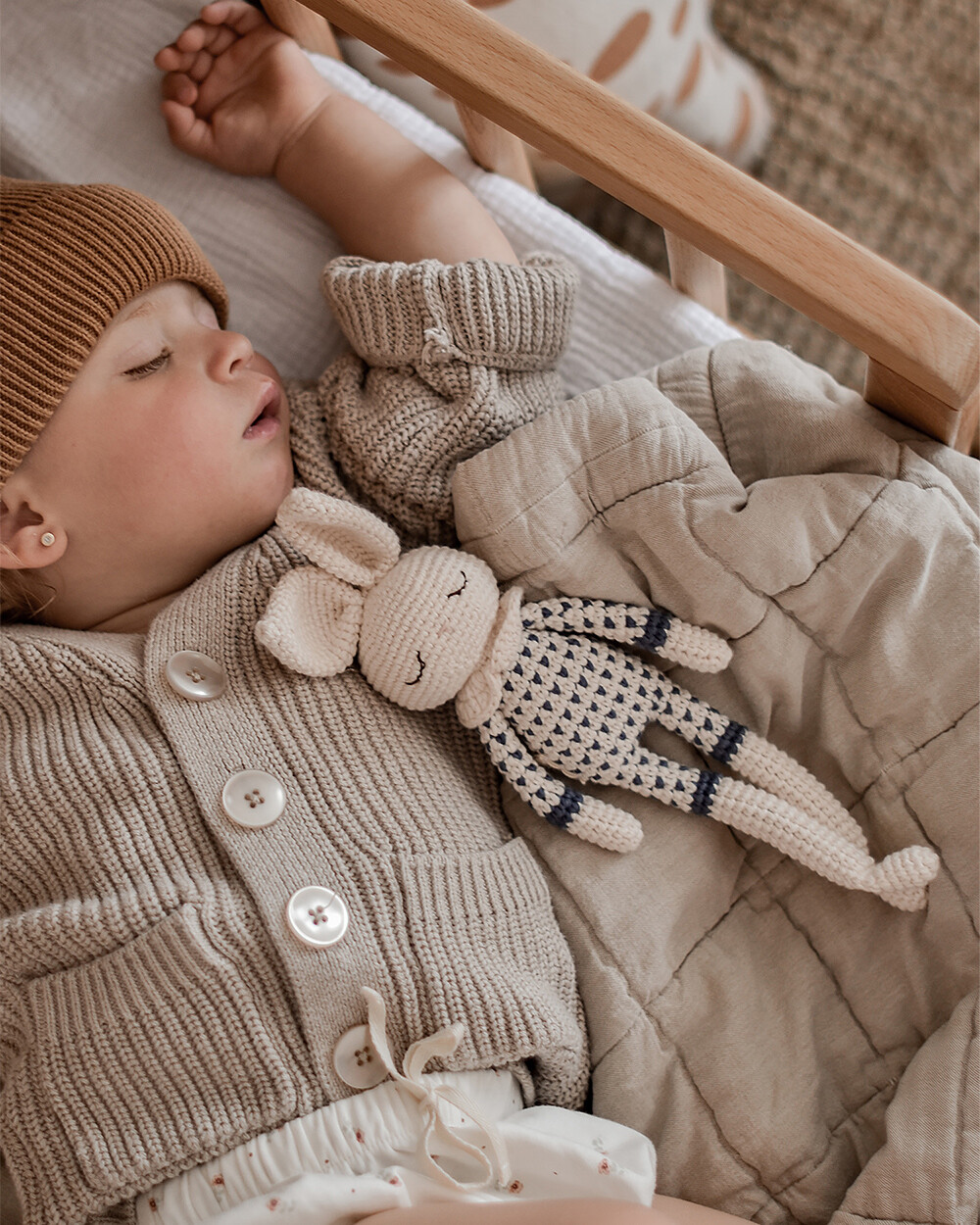 Peluche lapin Béa 29 cm Patti Oslo (Patti Oslo) - Image 2
